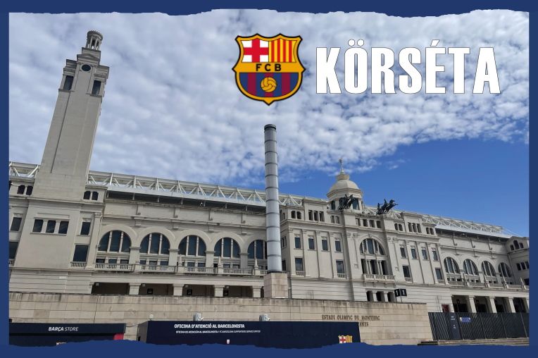 Olimpiai Stadion - Estadi Olimpic - A Barcelona átmeneti otthona - körséta