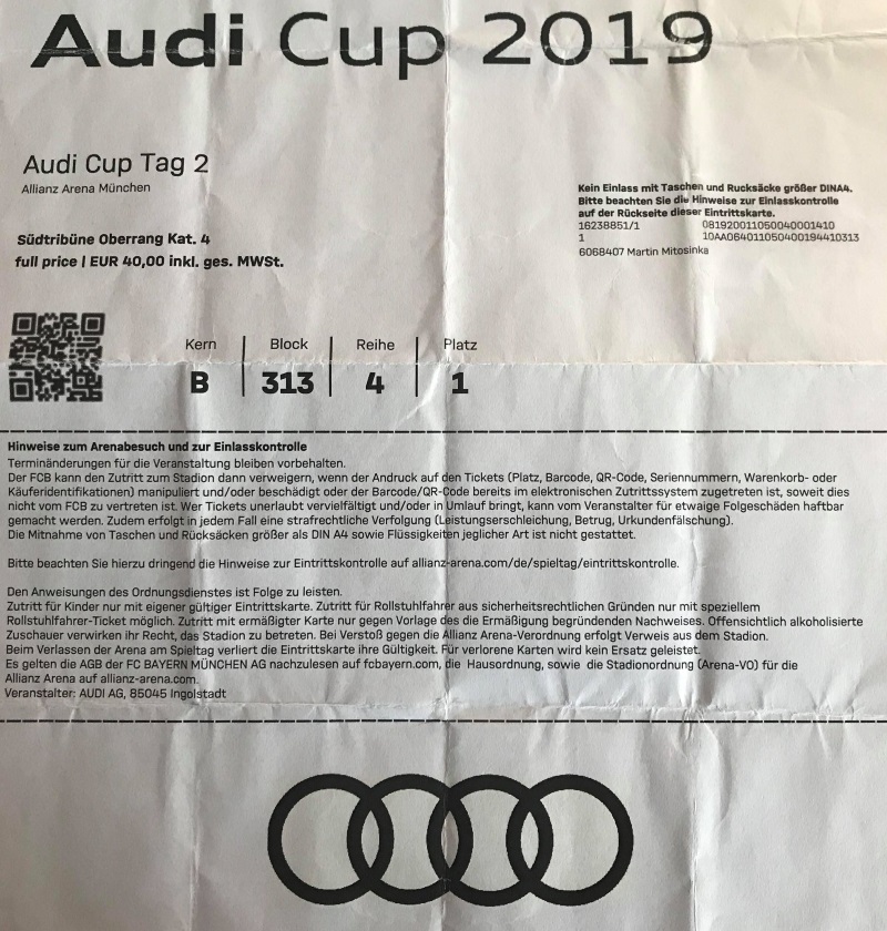 Audi kupa belépőjegy