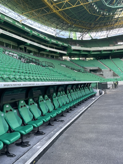 Estádió Jose Alvalade bench